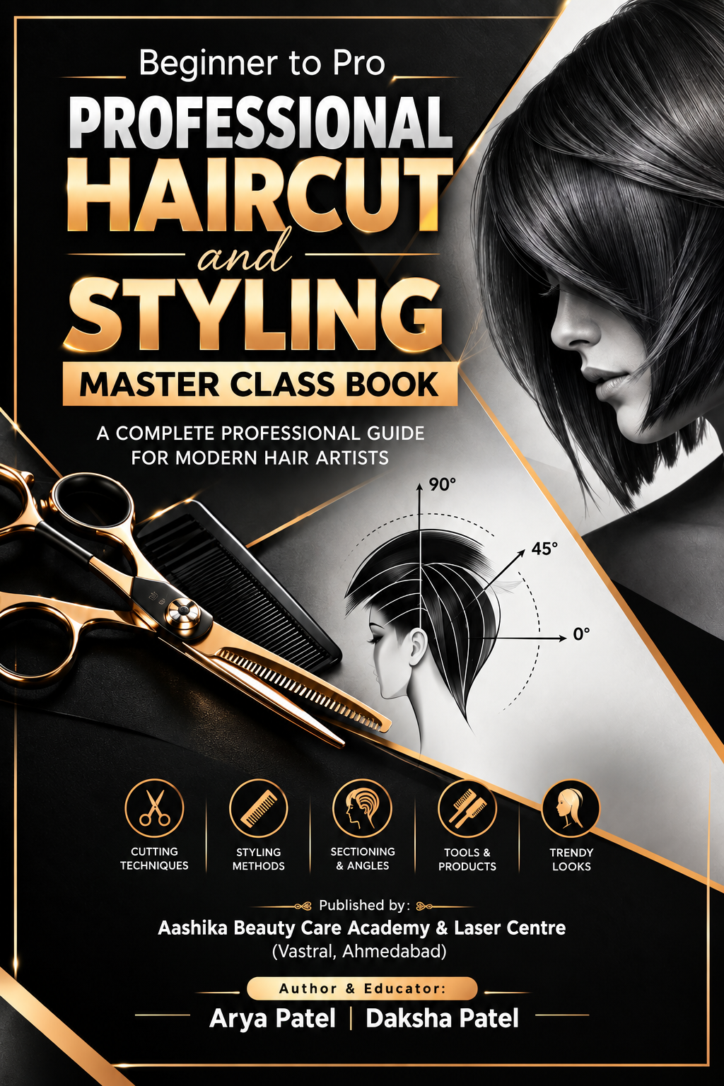 Professional Haircut & Styling Master Class Book